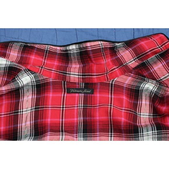 Victoria's Secret One Piece Romper Pjs Pajamas Lumberjack Plaid Soft Flannel XS - Picture 7 of 9